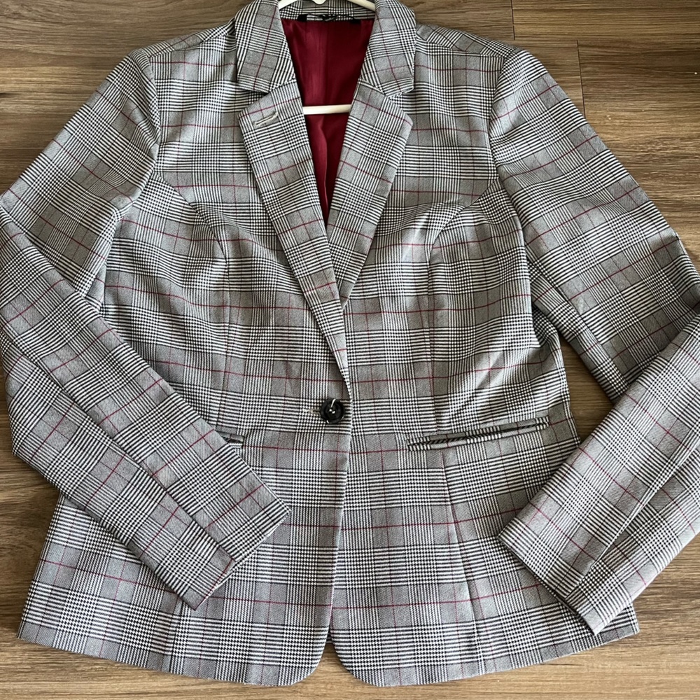 Plaid Blazer
